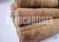 80% Polyester 20% polyamide 30*40 microfiber cleaning towel 450gsm coral fleece piped square  towel