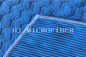 Blue Color Jacquard Big Pearl Fabric Microfiber Cleaning Cloth For Towel And Home Textile