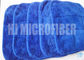 Super Absorbency Blue Color Hand Towel Mixrofiber Coral Fleece Towel For Kitchen