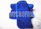 Blue Color Microfiber Car Cleaning Cloth Super Soft Super Absorbent 80% Polyester 20% Polyamide