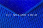 Blue Color Microfiber Cleaning Fabric Jacquard Big Peral Shaped Cloth With PP Hard Wire