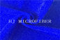 Blue Color Microfiber Cleaning Fabric Jacquard Big Peral Shaped Cloth With PP Hard Wire