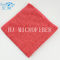 HUIJIE Supplier MIcrofiber Hand Towel Red color Microfiber Cleaning Cloth FOR Home use