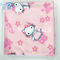 Microfiber Printed Hand Towel Home Use Baby Towel 40*40cm Square Shape Pink Color