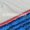 Household Microfiber Wet Mop Pads square blue stripe twist hard silk wet flat cleaning mop pad