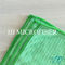 Green Color Weft Knitted 80% Polyester 20% Polyamide Small grid shaped cleaning cloth towel
