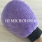 Purple Microfiber Super Absorbent Car Cleaning Cloth Towel Coral Fleece Car Hand Gloves