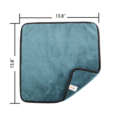 Coral Fleece Car Washing Drying Towel for Household Microfiber Car Cleaning Cloths Strong Water Absorption 13.77"