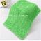 OEM Microfiber Dish Cloth Green Ultrasonic Trimming Coral Fleece 600gsm