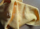 Yellow big pearl cloth cleaning towel 40*40 microfiber cleaning towel