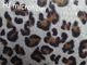 New design leopard print  floor mat home decoration rectangle anti slip