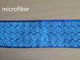 13*51cm Blue wave stripe twisted microfiber floor dust mop pad , dust mop heads