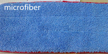 13 * 47Cm Microfiber Wet Mop Pads Head Blue Twisting Fabric Floor Cleaning