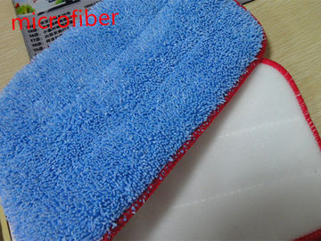 13 * 47Cm Microfiber Wet Mop Pads Head Blue Twisting Fabric Floor Cleaning