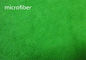 Green 150cm Width microfiber car cleaning cloths Kitchen Bathroom Use Warp Terry Fabric