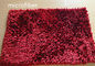 Microfiber Mat Red 40 * 60cm Big Chenille Bathroom Indoor Anti - skid Rubber
