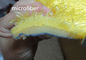 40 * 60 Cm Yellow Beautiful Microfiber Dust Mop Fleece Bathroom Anti - Skid Rubber Mat