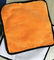Orange Colorful Coral Fleece 200gsm Suede Car Cleaning Cloth 30*30cm 400gsm