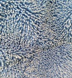 Blue Microfiber Fabric Twisted 450gsm Mop 80% polyester 20% polyamide Fabric