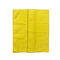 Warp Knitted Microfiber Cleaning Fabric Yellow 40x40 Piped Polyester Polyamide
