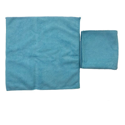 40x40 Piped Warp Knitted Blue Microfiber Fabric 80% Polyester 20% Polyamide