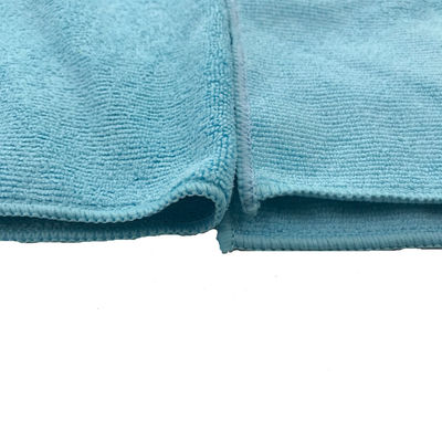 40x40 Piped Warp Knitted Blue Microfiber Fabric 80% Polyester 20% Polyamide