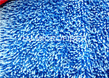 Blue Floor 18 Inch Microfiber Mop Pads /  Dust Pads 80% Polyester For Home