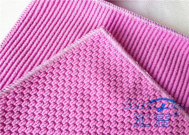 Pink Super Absorbent Cleaning Microfiber Cloth 16&quot; x 16&quot; , Microfiber Cleaning Towels