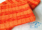 Orange Microfiber Cleaning Cloths 80% Polyester Lint Free , Anti Static Cleaning Cloth