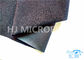 260gsm Matt Black Strong Adhesive Loop Fabric , Industrial Hook &amp; Loop Nylon Fabric