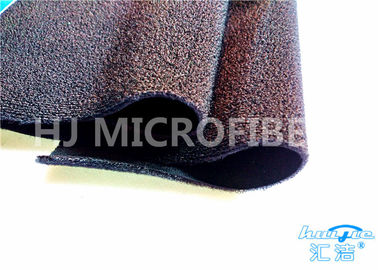 Adhesive Black Industrial  Hook &amp; Loop Fabric / Nylon Loop Fabric