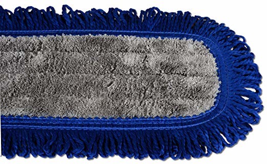 Customized Blue Industrial Quickie Dry Mop 500gsm Tassel Mop Pad Heads 1