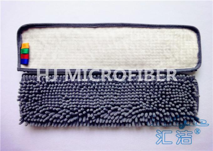 100% Polyester 17 Needles Microfiber Dust Mop 1100gsm Width 50-55cm 1